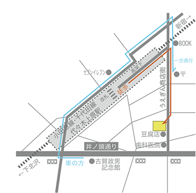 菅原賢二設計スタジオの地図